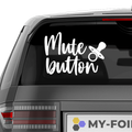 Mute button Aufkleber - Beispielansicht