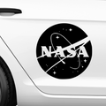 NASA Logo Aufkleber - Beispielansicht