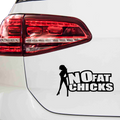 No Fat Chicks JDM Aufkleber - Beispielansicht