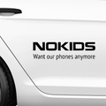 Nokids Nokia Fakelogo Aufkleber - Beispielansicht