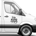 One blessed Camper Aufkleber - Beispielansicht