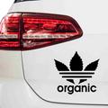 Organic Adidas Fakelogo Aufkleber - Beispielansicht