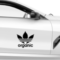 Organic Adidas Fakelogo Aufkleber - Beispielansicht