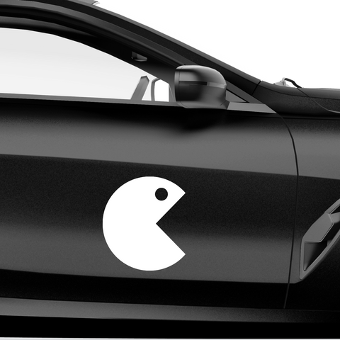 PAC MAN Figur Aufkleber - Beispielansicht