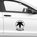 Peace Umgedreht Aufkleber - Beispielansicht