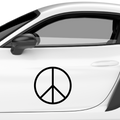 Peace Zeichen Nr.1 Aufkleber - Beispielansicht