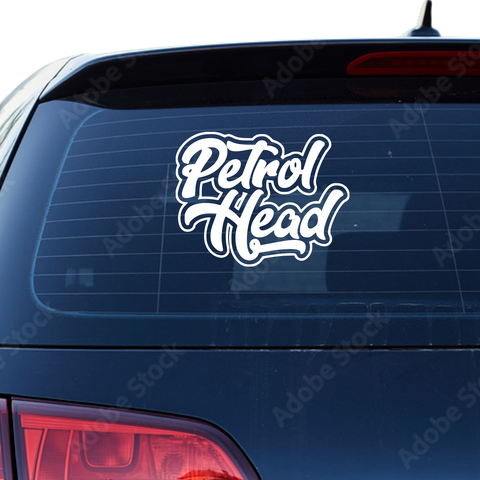 Petrol Head Aufkleber - Beispielansicht