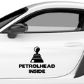 Petrol Head Inside Aufkleber - Beispielansicht