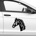 Pferde Kopf Aufkleber 102 - Beispielansicht