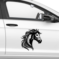 Pferde Kopf Aufkleber 105 - Beispielansicht