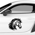 Pferde Kopf Aufkleber 1 - Beispielansicht