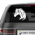 Pferdekopf Aufkleber Nr. 6 - Beispielansicht