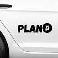 Plan BTC Aufkleber - Beispielansicht