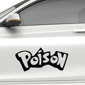 Poison Pokemon Fakelogo Aufkleber - Beispielansicht