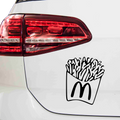 Pommes Frites Aufkleber - Beispielansicht