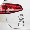 Prinzessin Peach Aufkleber - Beispielansicht
