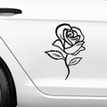 Rose Aufkleber - Beispielansicht
