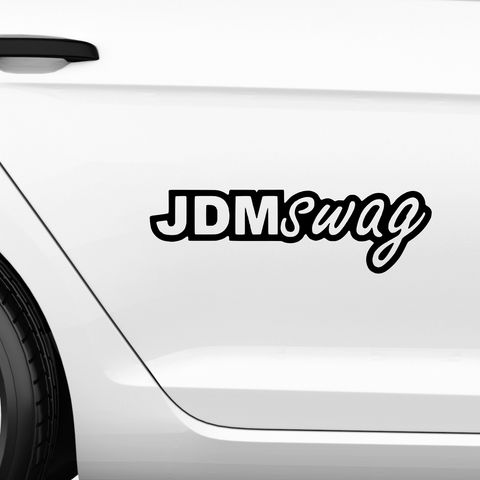 SWAG JDM Aufkleber - Beispielansicht