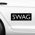 SWAG Schriftzug Nr.1 Aufkleber - Beispielansicht
