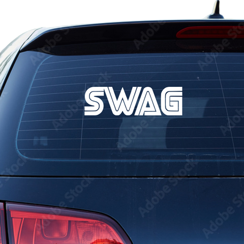 SWAG Schriftzug Nr.3 Aufkleber - Beispielansicht