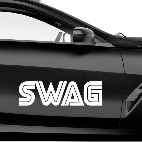 SWAG Schriftzug Nr.3 Aufkleber - Beispielansicht
