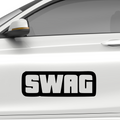 SWAG Schriftzug Nr.4 Aufkleber - Beispielansicht
