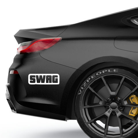 SWAG Schriftzug Nr.4 Aufkleber - Beispielansicht