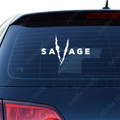 SaVage V Aufkleber - Beispielansicht