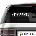 Savage Schriftzug Nr.10 Aufkleber - Beispielansicht