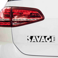 Savage Schriftzug Nr.10 Aufkleber - Beispielansicht