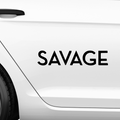 Savage Schriftzug Nr.2 Aufkleber - Beispielansicht