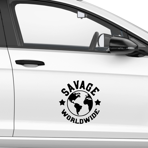 Savage Worldwide Aufkleber - Beispielansicht