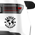 Savage Worldwide Aufkleber - Beispielansicht