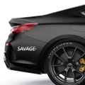 Savage crossed Aufkleber - Beispielansicht