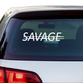 Savage crossed Aufkleber - Beispielansicht