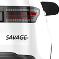 Savage crossed Aufkleber - Beispielansicht