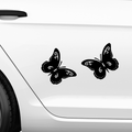 Schmetterling 2er Set Aufkleber - Beispielansicht