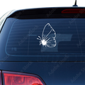 Schmetterling Abstrakt Aufkleber 18 - Beispielansicht