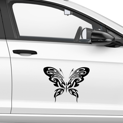 Schmetterling Abstrakt Aufkleber 3 - Beispielansicht