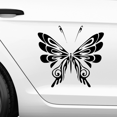 Schmetterling Abstrakt Aufkleber 8 - Beispielansicht