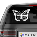 Schmetterling Abstrakt Aufkleber 9 - Beispielansicht