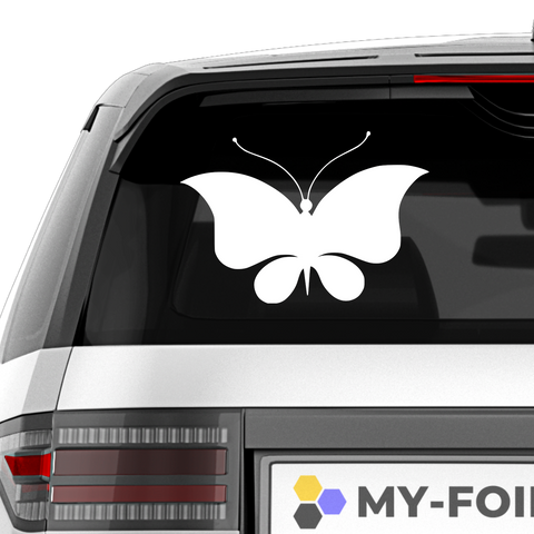 Schmetterling Frühling Aufkleber - Beispielansicht