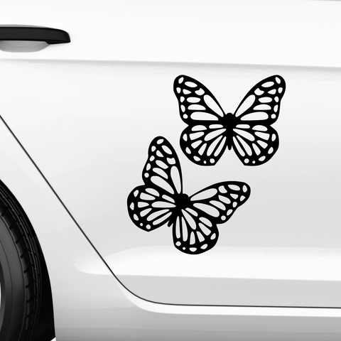 Schmetterling Muster Aufkleber 4 - Beispielansicht