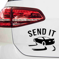 Send It Auto Aufkleber - Beispielansicht