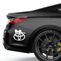 Sexy Toyota Aufkleber - Beispielansicht