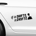 Shifts Drifts Aufkleber - Beispielansicht