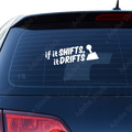 Shifts Drifts Aufkleber - Beispielansicht