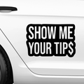 Show me Your Tips Aufkleber - Beispielansicht