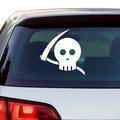 Skull Sensenmann Aufkleber - Beispielansicht