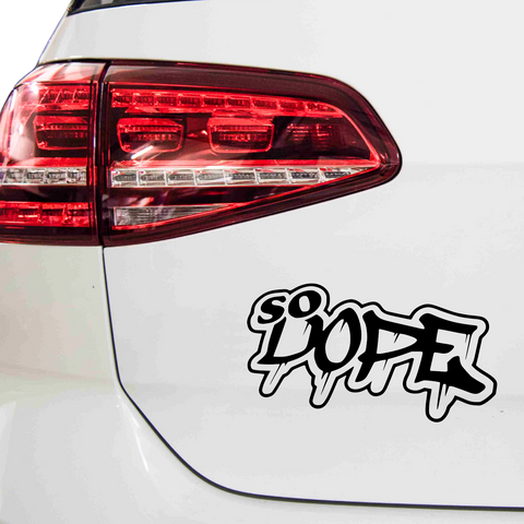 So Dope JDM Aufkleber - Beispielansicht